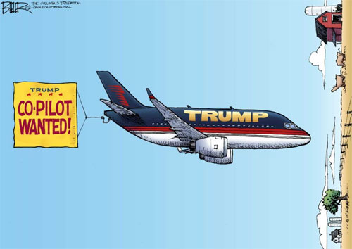 Trump copilot wanted for suicide flight