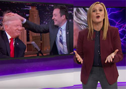 Samantha Bee, Donald Trump very proud to lead the Birther movement