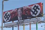 Phoenix Billboard of Donald Trump gains artist Karen Fiorito death threats