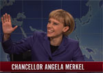 SNL Weekend Update, Kate McKinnon does Angela Merkel