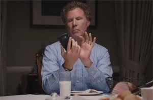 Will Ferrell's dinner with his phone and family present