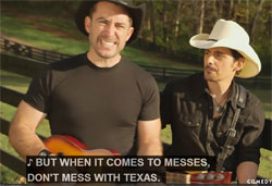 Brad Paisley & Jason Jones sing State of Texas