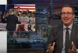 John Oliver, Trump will beat Opiods with JUST SAY NO advertising