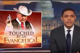 Trevor Noah, Touched by and Evangelical, a Roy Moore Mall story