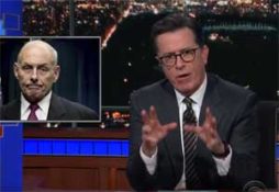 Stephen Colbert Lectures Trump Lackey General Kelly on the Civil War