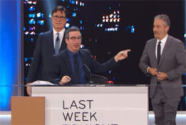 Stephen Colbert & John Oliver crash Jon Stewart's Night of Too Many Stars