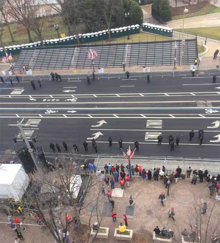 Trump's Inauguration Parade photo says it all