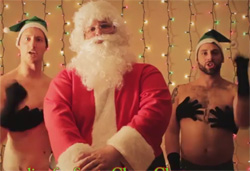 Lady Gaga Santa Claus parody