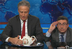 Jon Stewart busy with ROSEWATER replaced by John Oliver 
