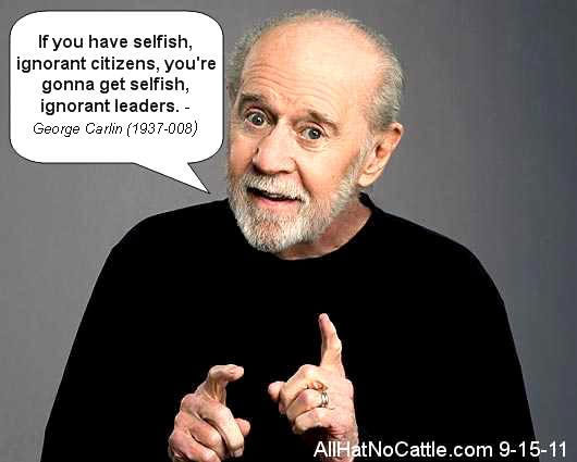 George Carlin selfish republicans