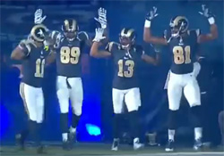 St Louis Rams HANDS UP DONT SHOOT