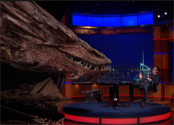 Stephen Colbert interview smaug