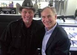 Texas Governor Greg Abbot campaigns with Ted Nugent