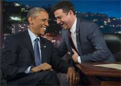 Obama and kimmel ferguson