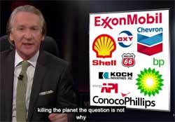 Bill Maher Environmental Zombie lies