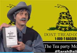 Dick Johnson how to be a tea bagger troll