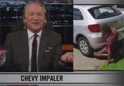 Bill Maher Man has sex with tail pipe