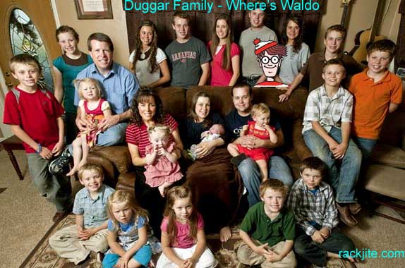 Duggar family where's waldo