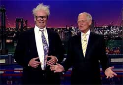 Harry Caray goodbye to dave letterman