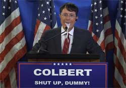 Stephen Colbert mocks Donald Trump campaign kickoff
