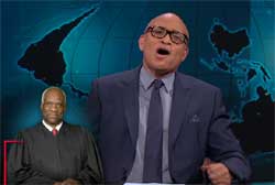 Larry Wilmore Facebook threats and Clarence Thomas