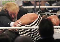 Donald Trump Fake Wrestling afectiono