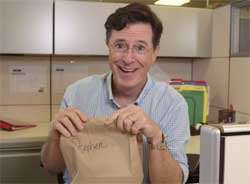 Office lunch with Stephen Colbert