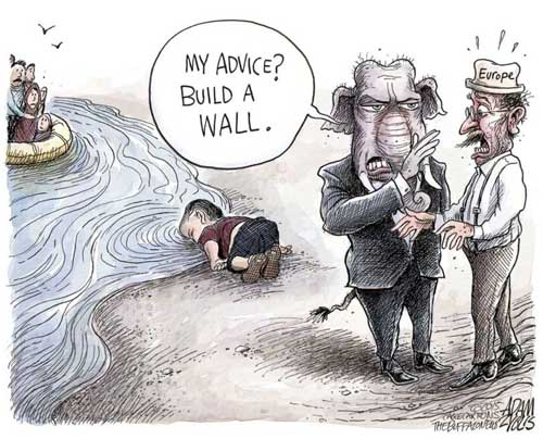 Republicans best advice to Europe, BUILD A WALL