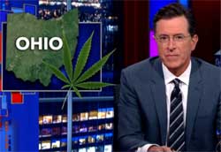 Ohio to Legalize Pot, Stephen Colbert