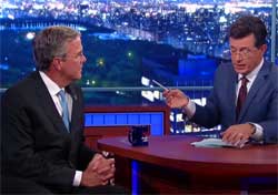 Stephen Colbert & Jeb! on Gun Control