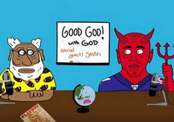 Funny or Die Exclusive: Good God! God talks NFL Football Twith Satan    