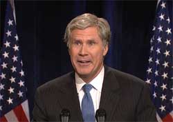 SNL: Will Ferrell as George W Bush enters the 2016 race for president 