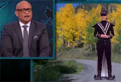 Larry Wilmore, Woodland North Carolina puts Solar farms on hold so not to use up the Sun