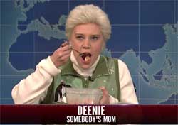 SNL Weekend Update, Deenie Eats Salmon, Dec 19 2015