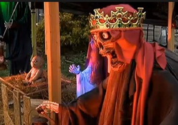 Zombie Nativity Scene Returns for Second - and Possibly Final  Year - Video   