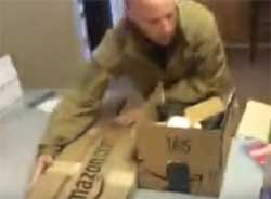 Bundy Militia Jon Ritzheimer with HATEFUL supplies received from Liberals