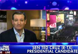 Fox News bring in New Year with Ted Cruz going on and on and on