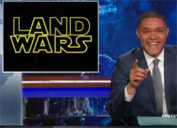 Daily Show, armed radical Christian terrorists takeover federal building in Oregon