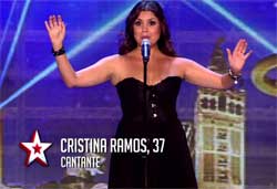 Classic opera Singer Cristina Ramos change-up on Spain's Got Talent