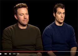 Sad Ben Affleck, Batman v Superman in sweaters 