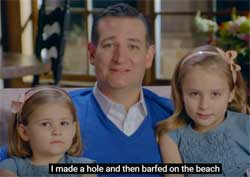 Ted Cruz lip sync political ad
