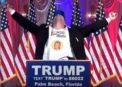 Comedian Sneaks Into Donald Trump Florida Victory Speech -  Jimmy Kimmel  