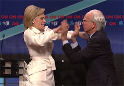 SNL Cold Open, Hillary versus Sanders debate with Larry David, April 16 2016