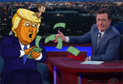 Donald Trump Bribes the Delegates, Stephen Colbert