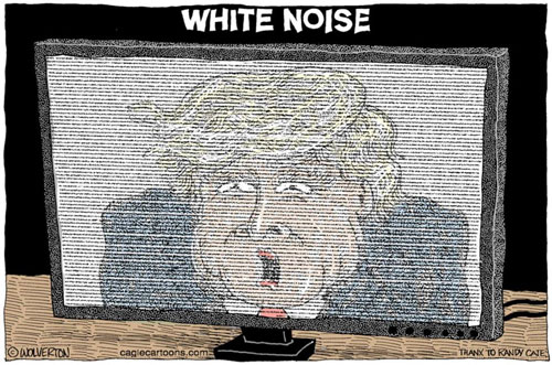 Donald Trump effect, WHITE NOISE