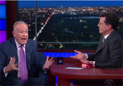 Bill O'Reilly illegal immigrant meltdown with Stephen Colbert