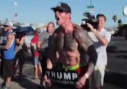 Unhinged Donald Trump Supporter Zackary Fisher