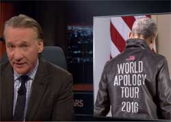 Bill Maher New Rules, Obama's Apology Tour, June 24 2016
