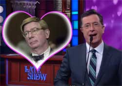 Stephen Colbert, George will unafiliated, single and available