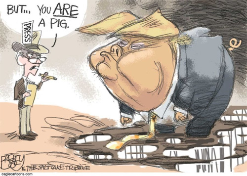 Donald Trump? Pig or Buffoon? 
